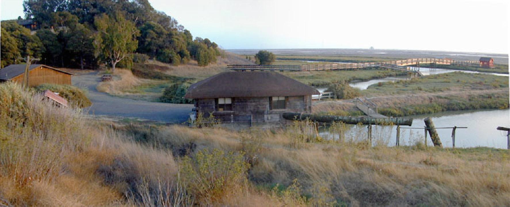 Pump house that had been renovated into an environmental education classroom. Photo by Dr. Chris Kitting