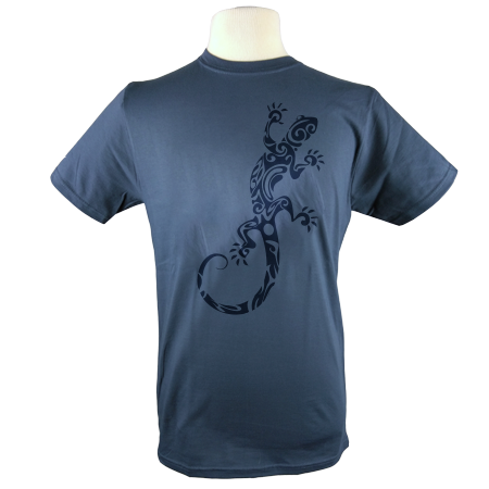 Salamander T-shirt: Unisex Heavyweight - Short sleeves - Indigo Blue ...